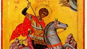 Pe 23 aprilie se serbează Sfântul Gheorghe