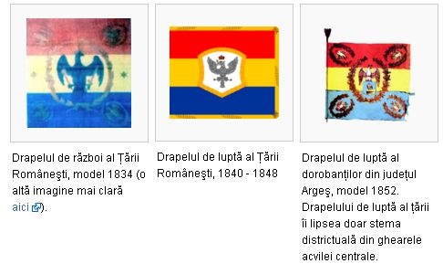 1848 - steagurile folosite în epocă