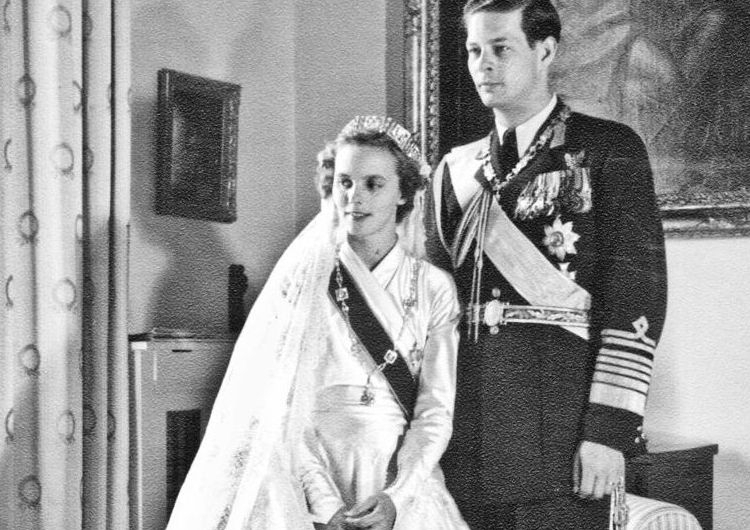 Regele Mihai si Regina Ana la căsătorie