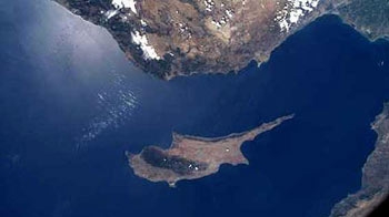 Cipru vedere din satelit