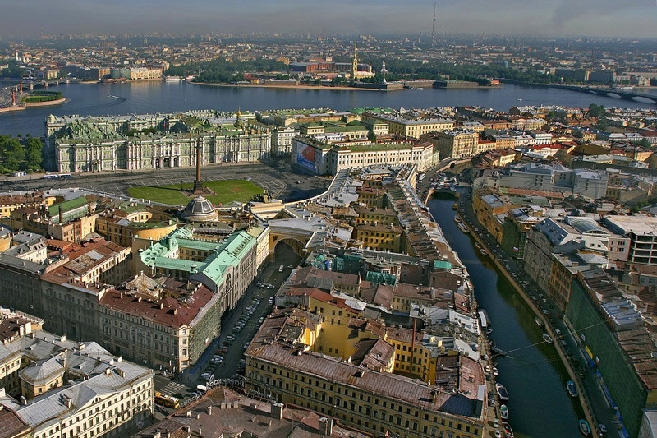 Sankt Petersburg vedere aeriana