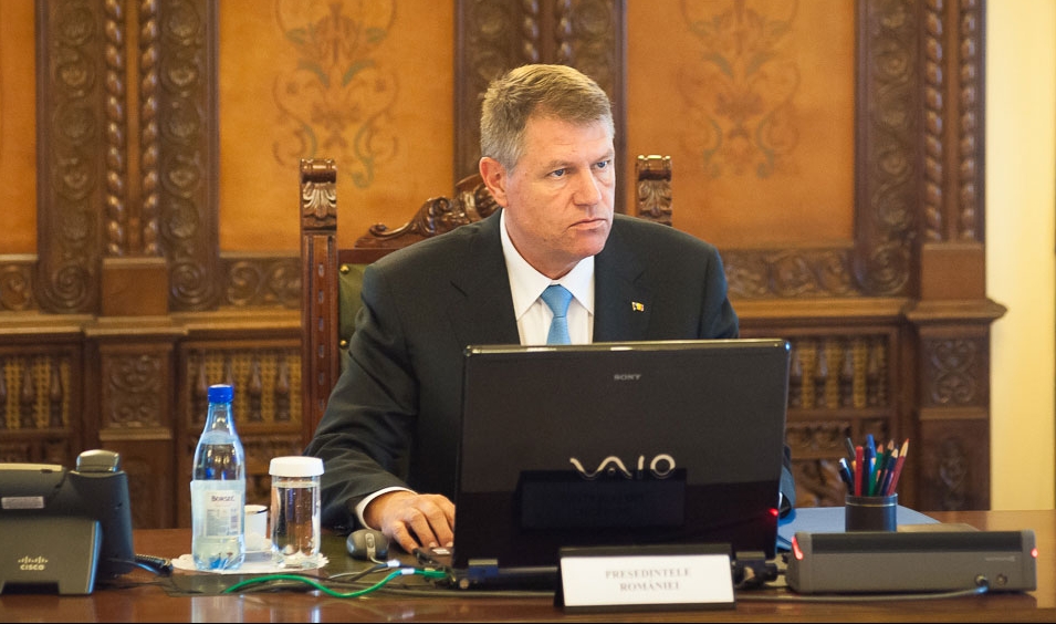 Preşedintele Klaus Iohannis la şedinţa CSAT