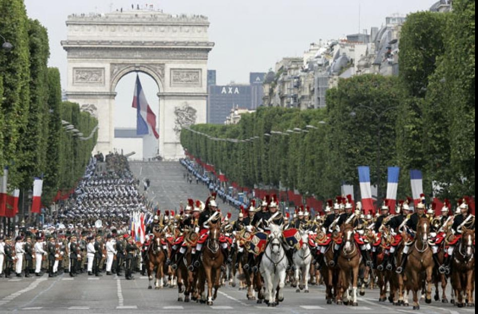 Franţa parada de 14 iulie