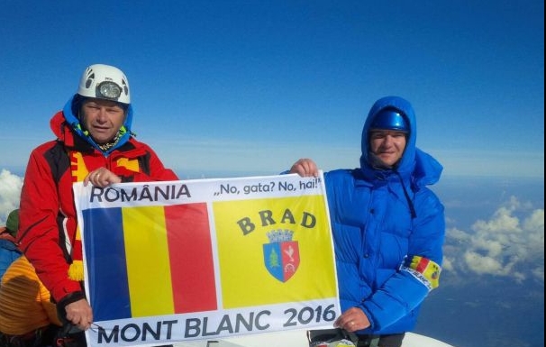 Florin Cazacu pe Mont Blanc 2016