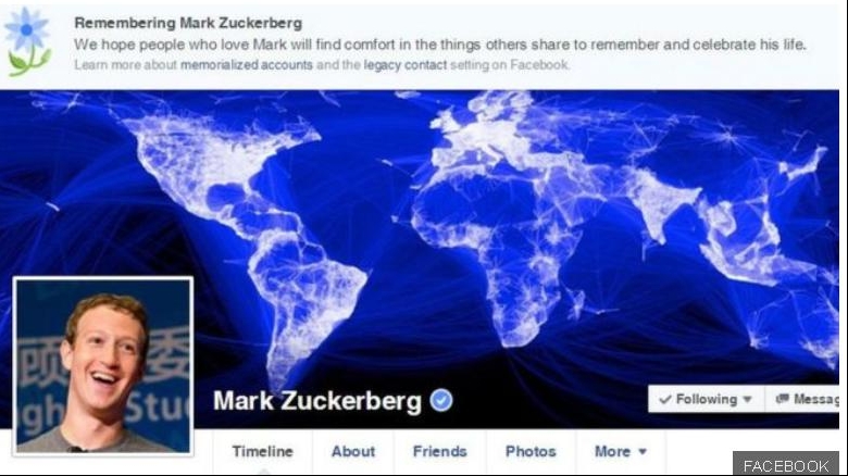 Mesajul postat pe pagina de Facebook a lui Mark Zuckerberg