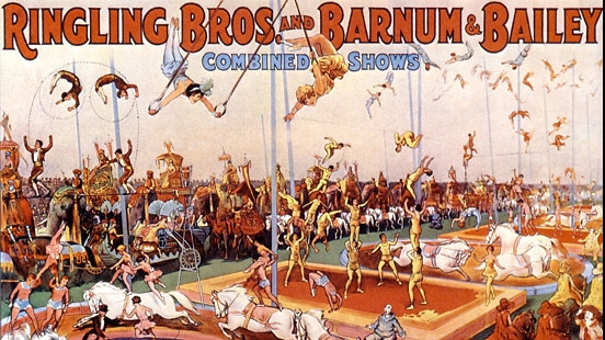 Celebrul circ Barnum s-a deschis în Statele Unite în 1871