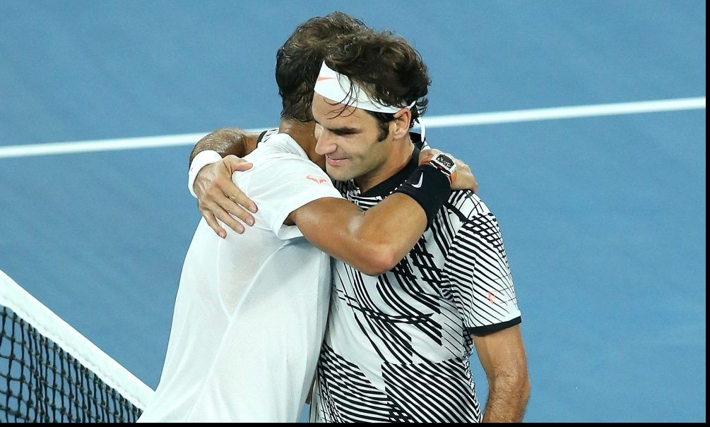 Roger Federe şi rafale Nadal după finala Australian Open 2017