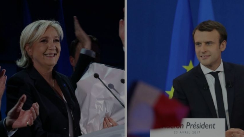 Emmanuel Macron și Marine Le Pen încep lupta pentru turul al doilea
