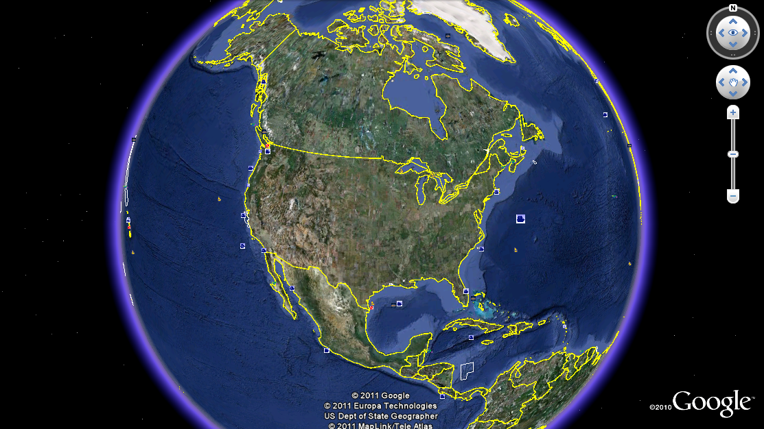 Atlasul digital Google Earth versiune mai bogată în informații