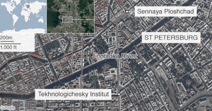 Explozie la metroul din Sankt Petersburg