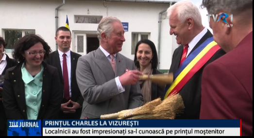 Prințul Charles la Vizurești