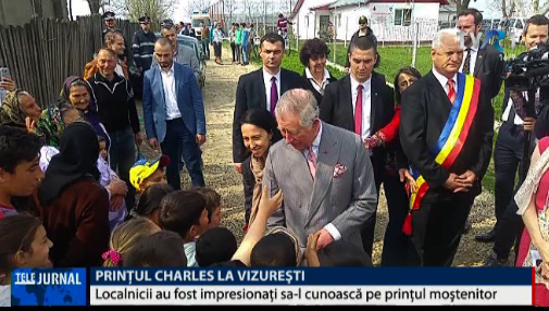 Prințul Charles la Vizurești