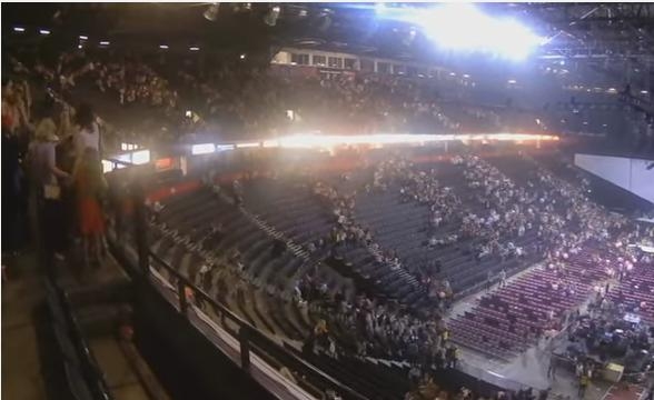 Manchester Arena la scurt timp după explozie
