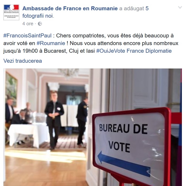 Mesajul Ambasadorului Francois Saint-Paul