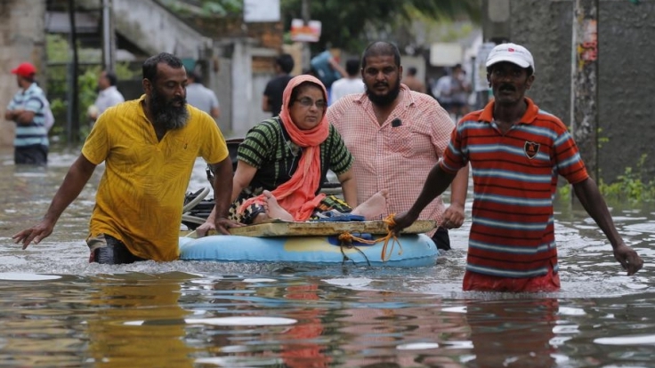 Inundații în Sri Lanka