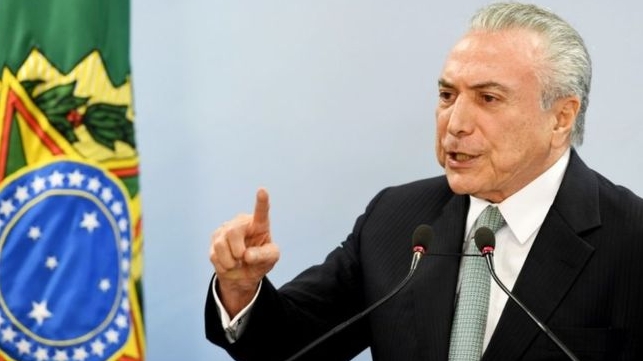 Brasilia anunță vizita președintelui Temer în Republica