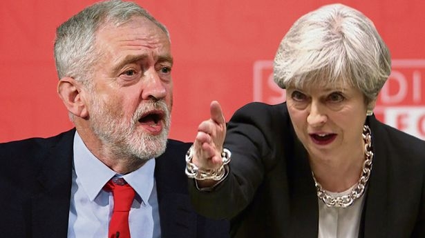 Jeremy Corbyn și Theresa May