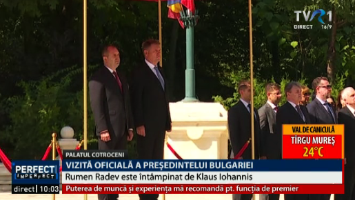 Vizita oficială a președintelui Bulgariei