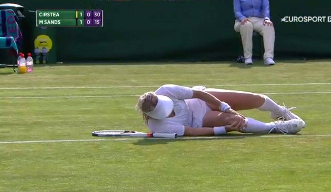 Wimbledon 2017. Bethanie Mattek-Sands accidentată grav la meciul cu Sorana Cîrstea