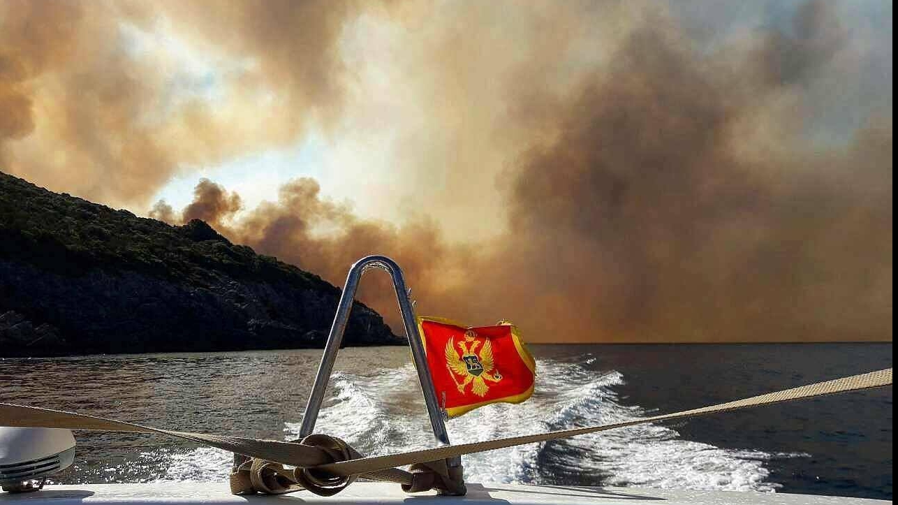 Incendiu în Muntenegru