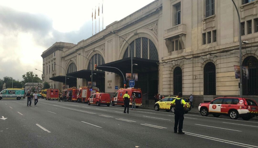 Accident de tren la Barcelona