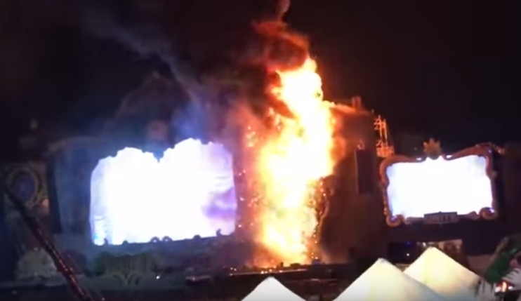 Incendiu la festivalul Tomorrowland