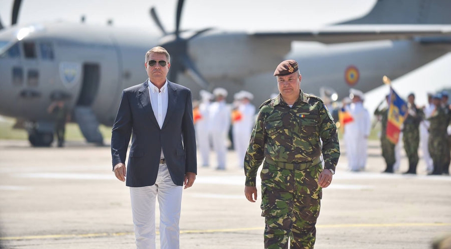 Președintele Klaus Iohannis la baza militară Mihail Kogălniceanu