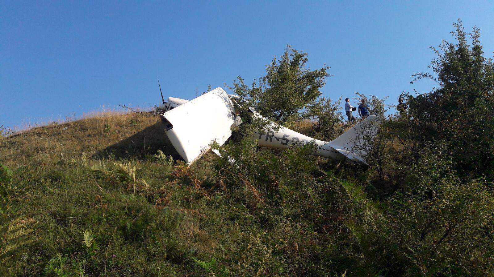 Avion de mici dimensiuni prăbușit la Iași