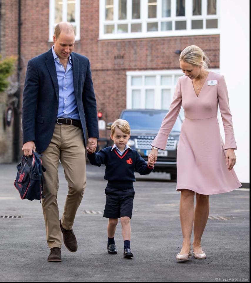 Prințul George a început școala