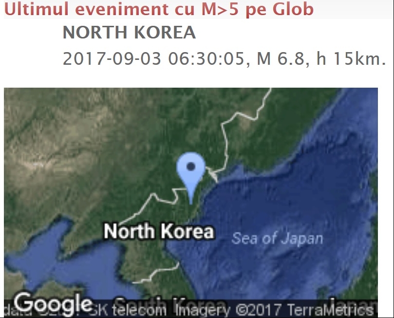 Seism în Coreea de Nord