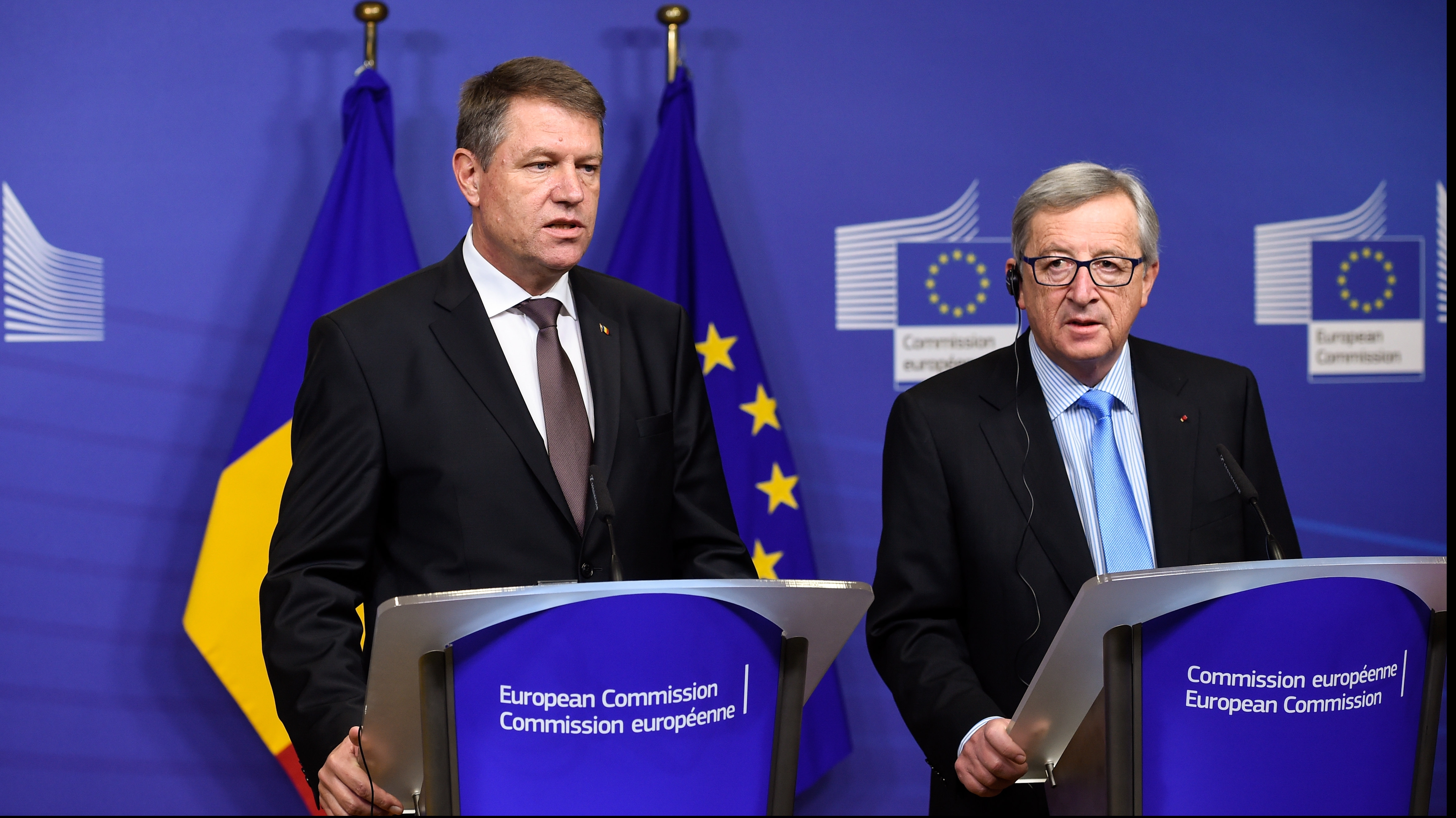 Klaus Iohannis si Jean-Claude Juncker