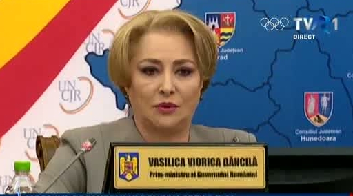 Viorica Dăncilă premierul României