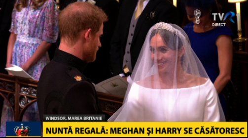 Prințul Harry și Meghan Markle au ajuns în fața altarului