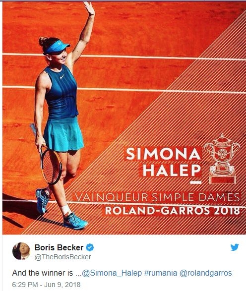 Boris Becker pe Twitter