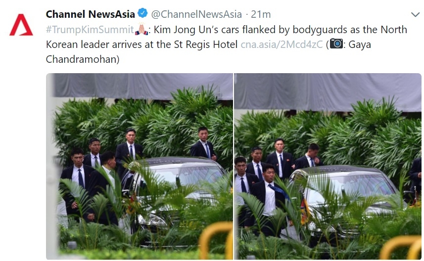 Kim Jong Un a sosit la hotelul St Regis din Singapore