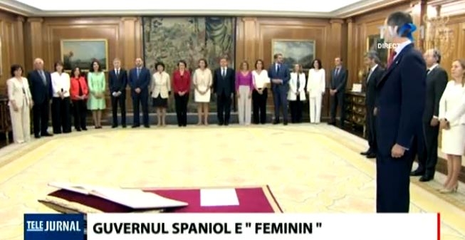 Guvernul premierului Pedro Sanchez a depus jurământul în fața Regelui