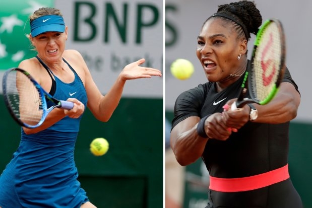 Maria Sharapova și Serena Williams