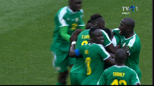 Gol Senegal în min 37
