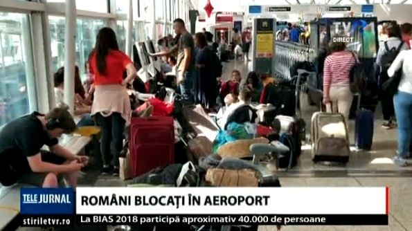 Copii blocați pe aeroport