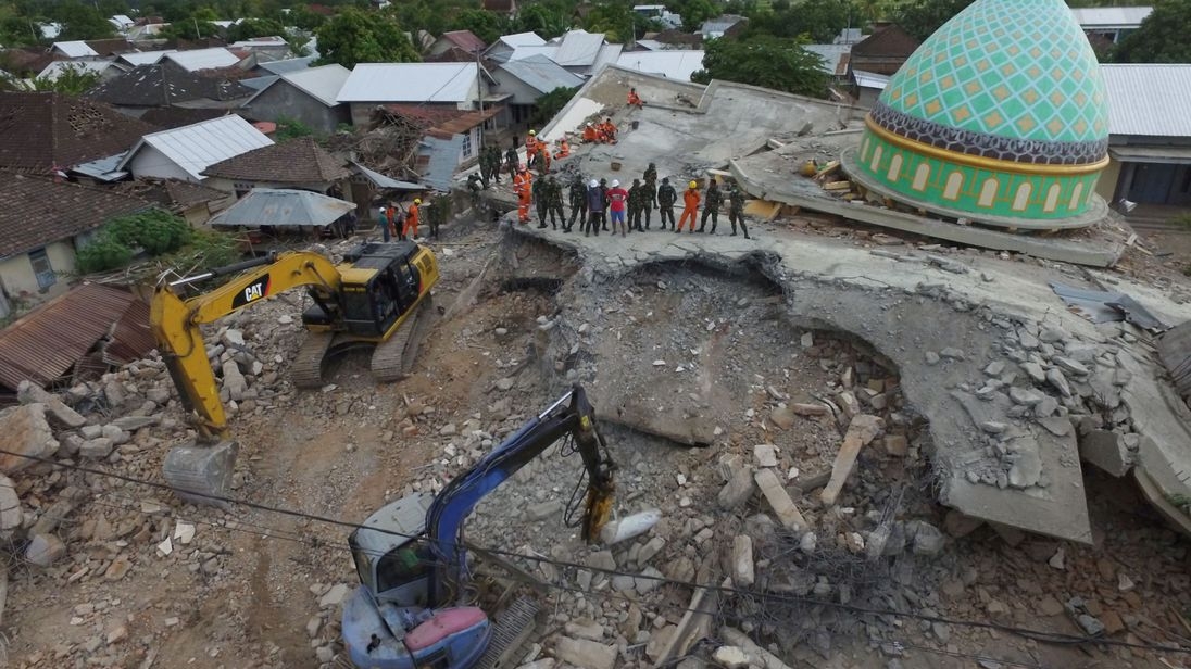 Cutremur în Lombok Indonezia