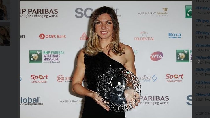 Simona Halep primindu-și premiul