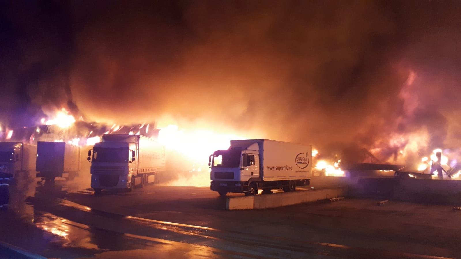 Incendiu la o fabrică din Alba Iulia