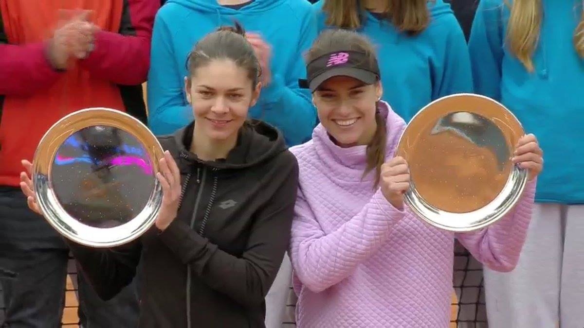Andreea Mitu și Sorana Cîrstea Lugano 2019