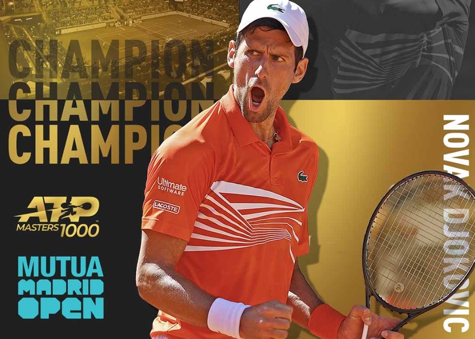 Novak Djokovic campion la Madrid 2019