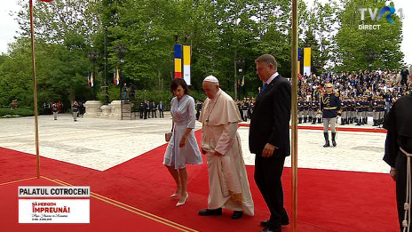 Papa Francisc primit la Cotroceni