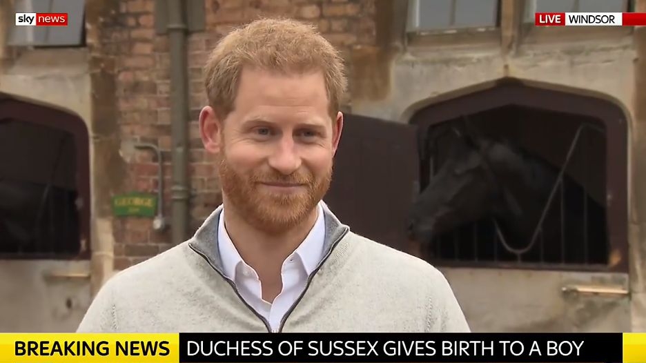 Prințul Harry a anunțat nașterea primul său copil