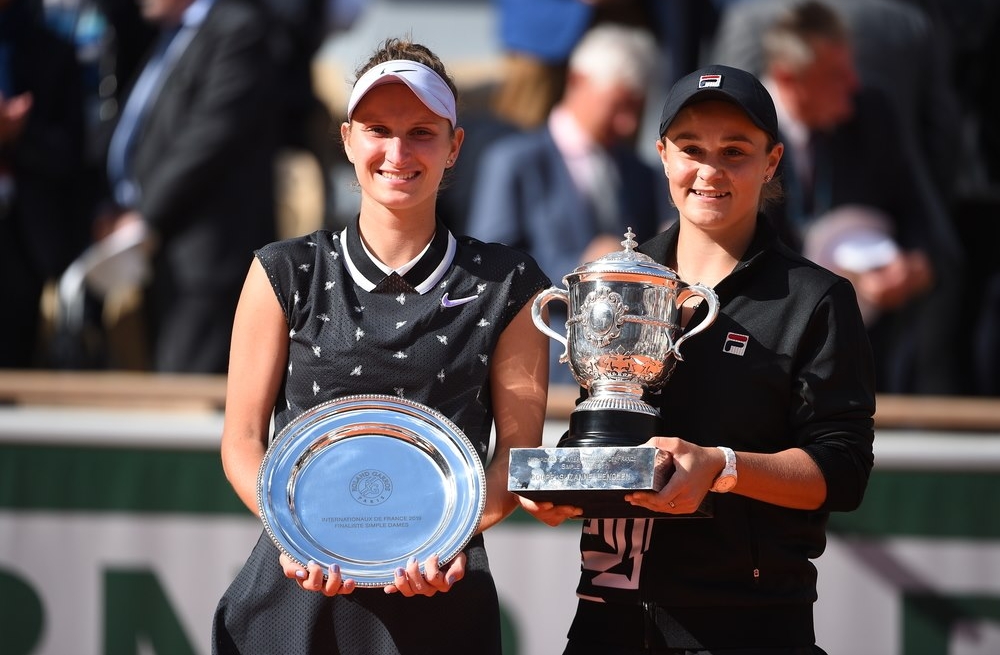 Marketa Vondrousova și Ashley Barty Roland Garros 2019