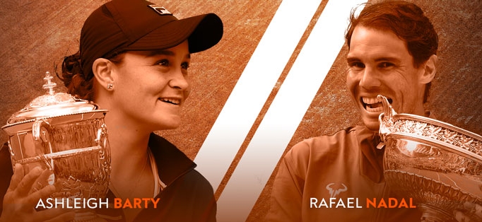 Ashley Barty și Rafael Nadal campioni la Roland Garros 2019