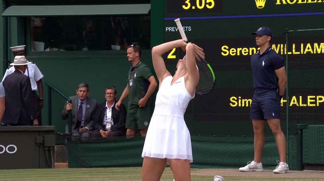 Simona Halep câștigă titlul la Wimbledon