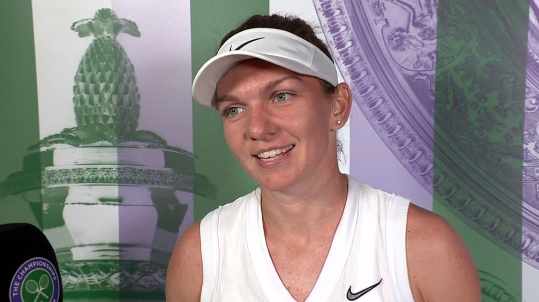 Simona Halep interviu la Wimbledon